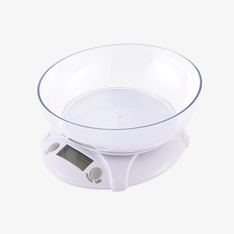 Báscula de cocina electrónica de material ABS de alta precisión KDA-3 3kg/0,5g con bandeja ovalada