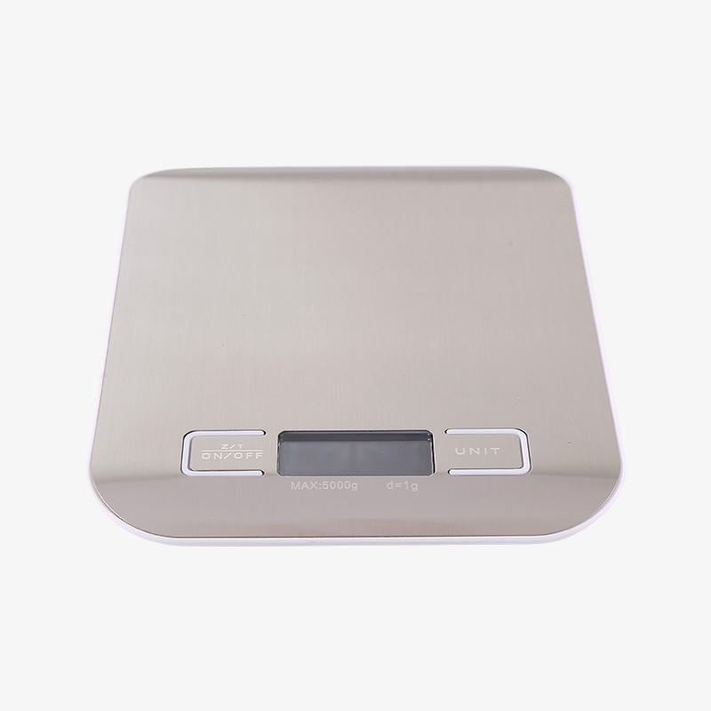 Báscula de cocina electrónica delgada multifunción de acero inoxidable KDF-2 de 5 kg y 11 libras