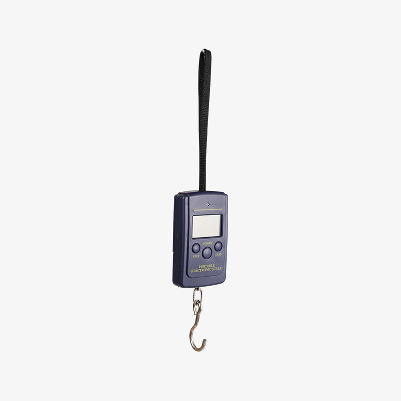 Mini báscula electrónica de bolsillo rectangular colgante de 40 kg, báscula de compras de viaje portátil