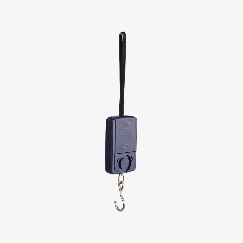 Mini báscula electrónica de bolsillo rectangular colgante de 40 kg, báscula de compras de viaje portátil